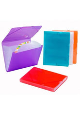 CARPETA FUELLE A4 PP 12 DPTO GALAXY COLORES SURTIDOS | 8 UNIDADES | (YES)